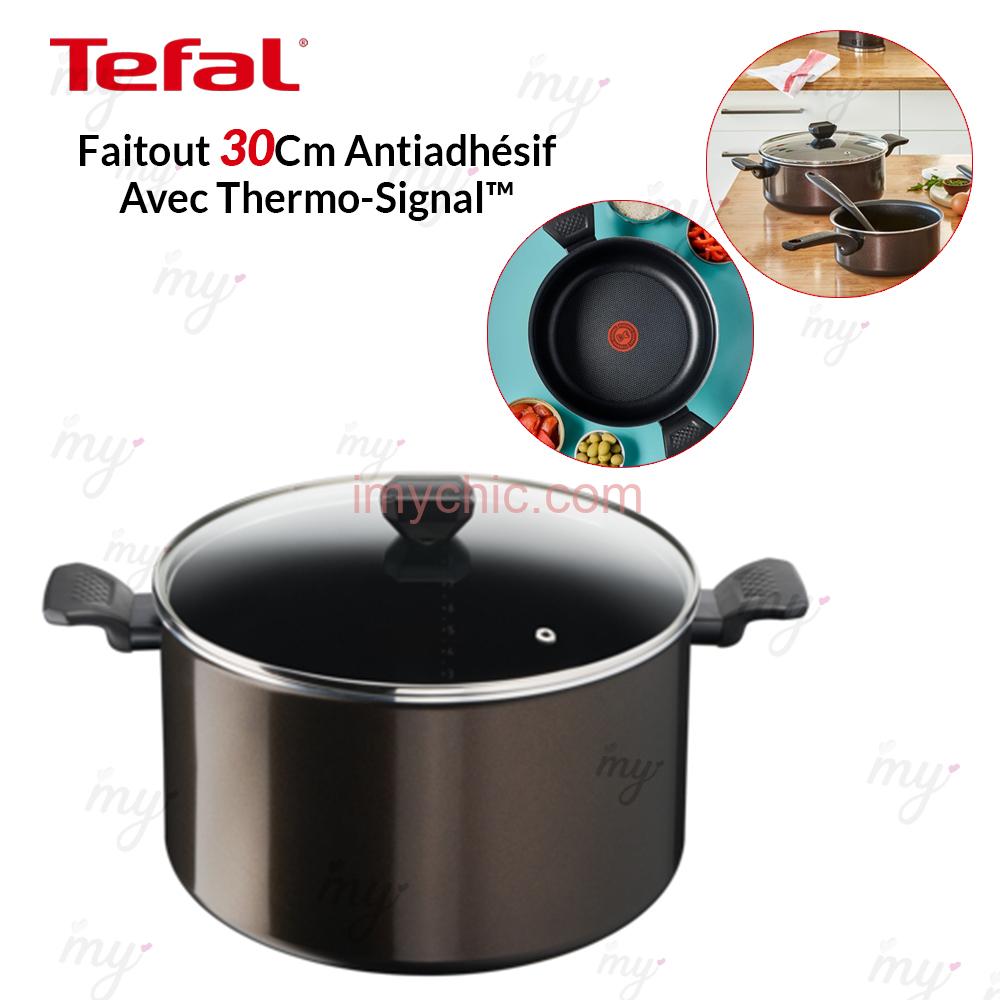B5546902 قابلمه 30 EASY COOK با درب شیشه ساخت فرانسه تفال 